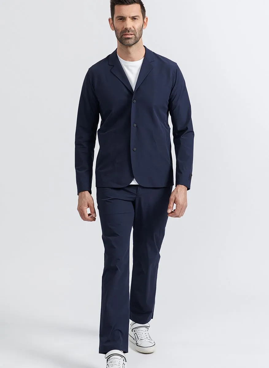 ROAD  CHAQUETA CON CUELLO SASTRE EN AZUL