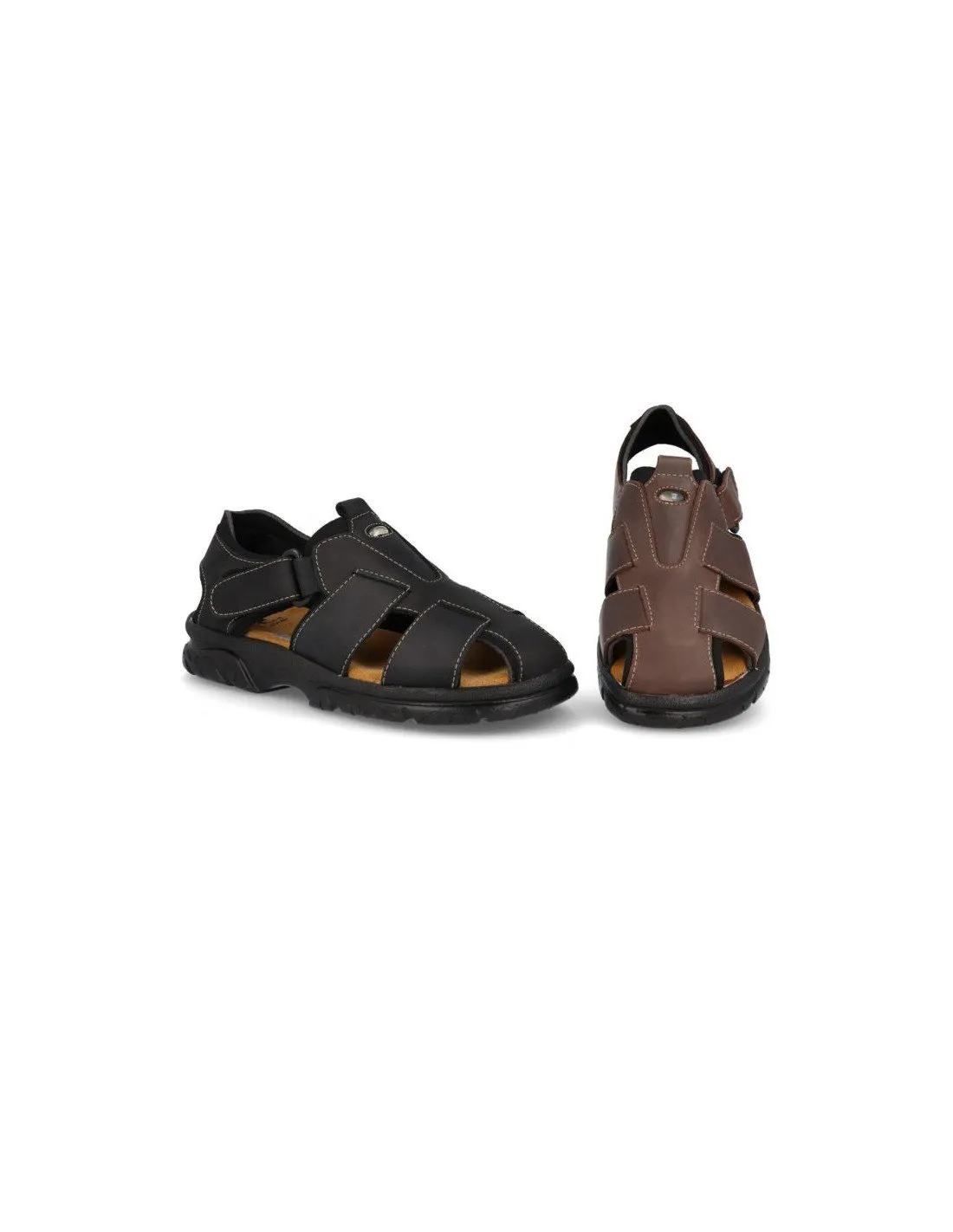 Sandalia caballero con velcro