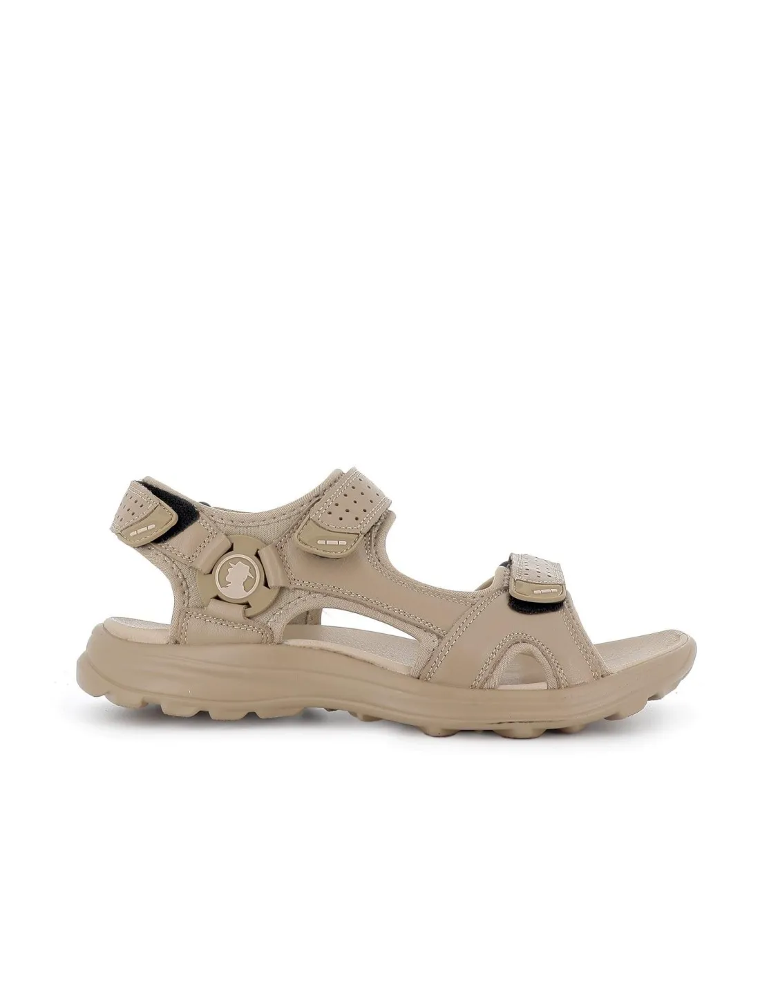Sandalia californiana piel velcros hombre beige KangaROOS