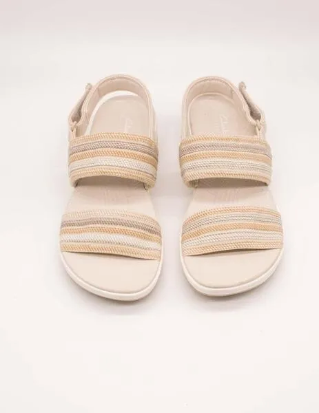 Sandalia Clarks 26177183 Arla Stroll Beige Combi