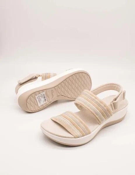 Sandalia Clarks 26177183 Arla Stroll Beige Combi