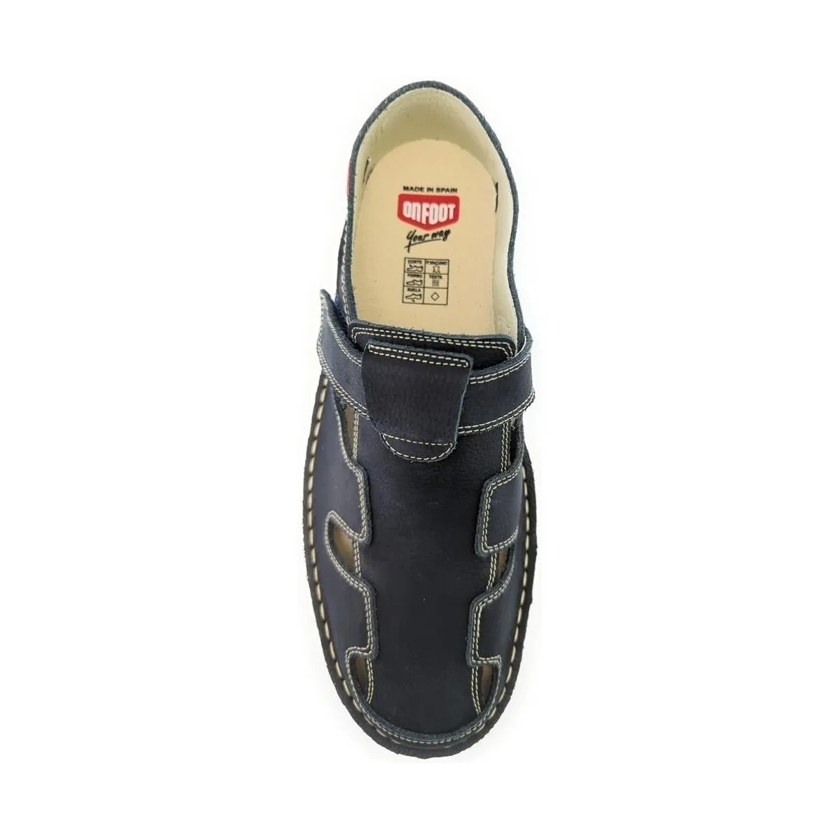 SANDALIA  CORFU 6905 PIEL AZUL