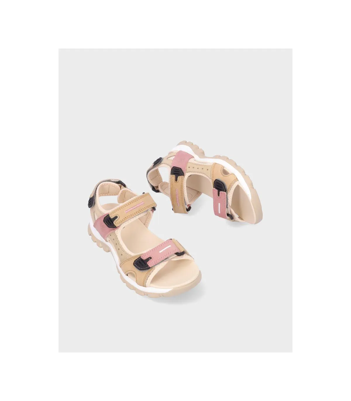 SANDALIA CORONEL TAPIOCCA T660 BEIGE ROSA TAUPE