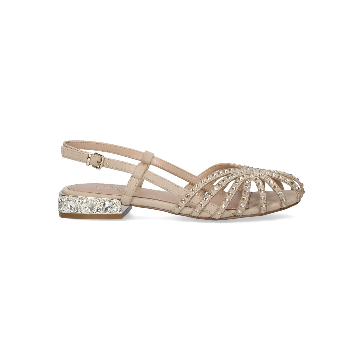 SANDALIA EXÉ 24V NICOLE615 STRASS BEIGE
