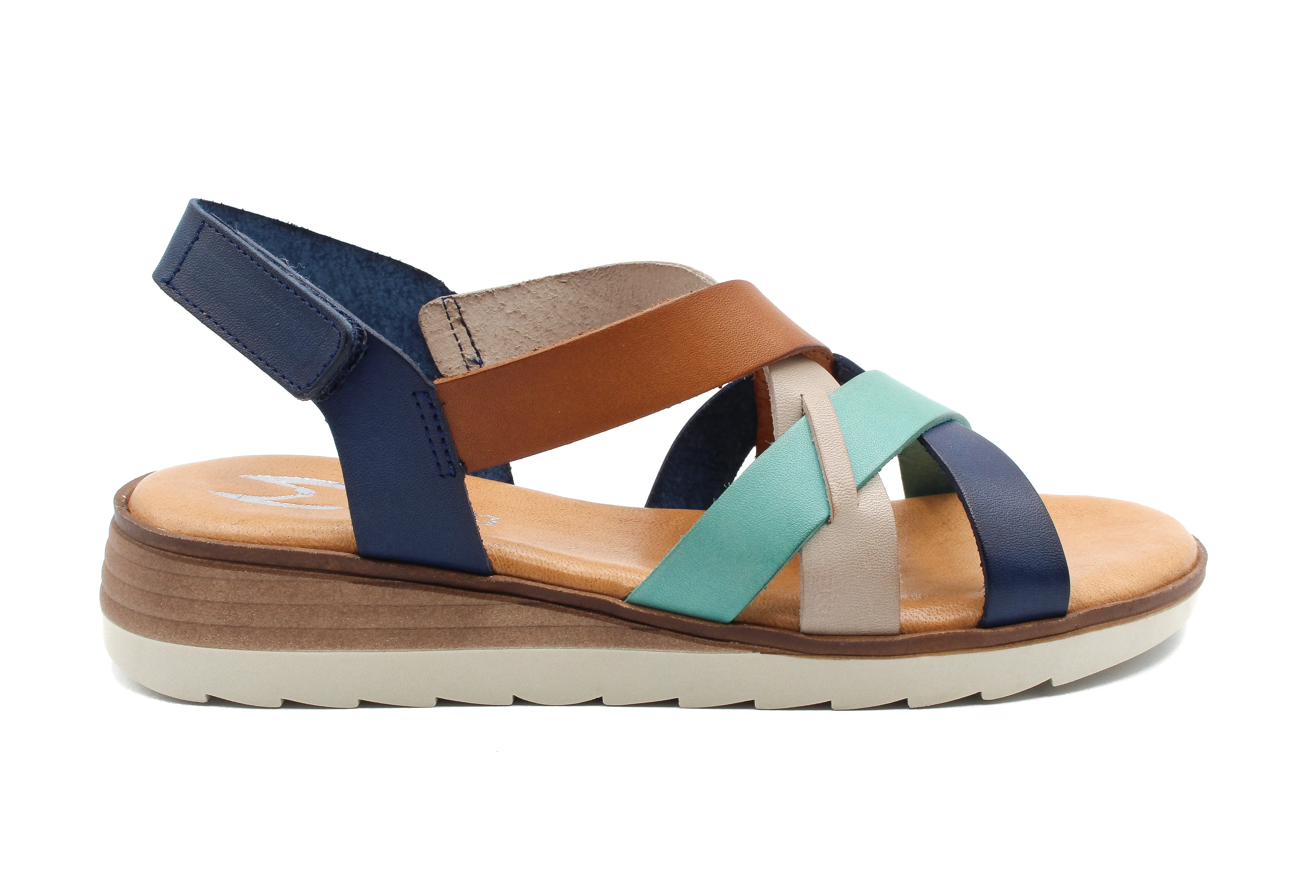 SANDALIA MUJER MARILA 1554 MULTI  AZUL