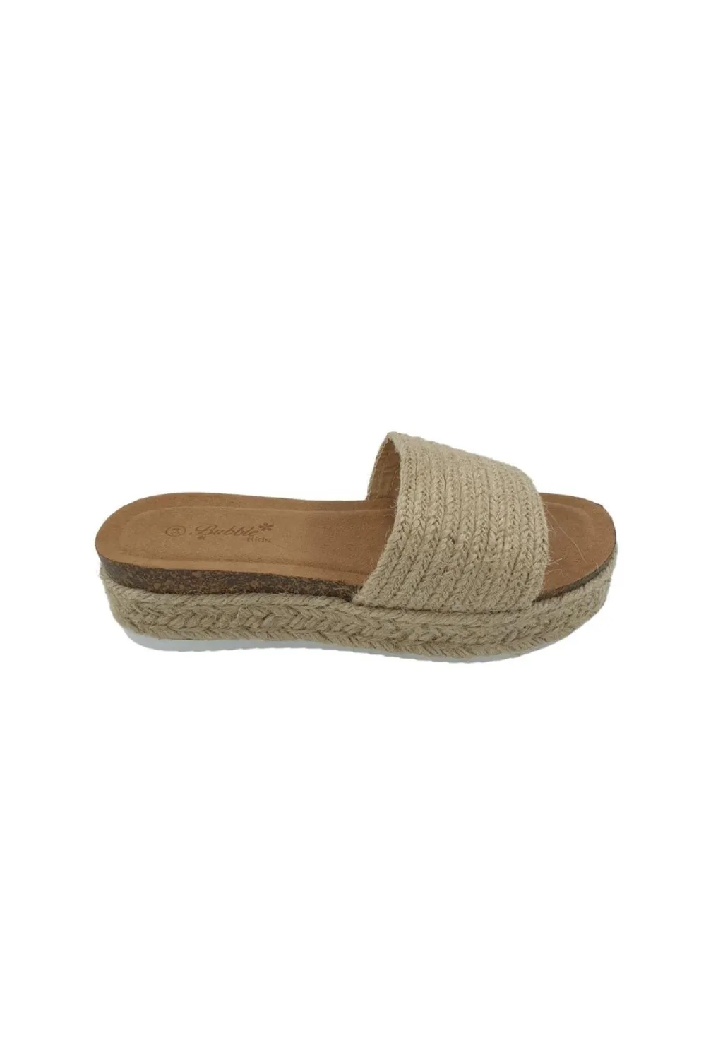Sandalia niña plataforma bubble booble beige a3722