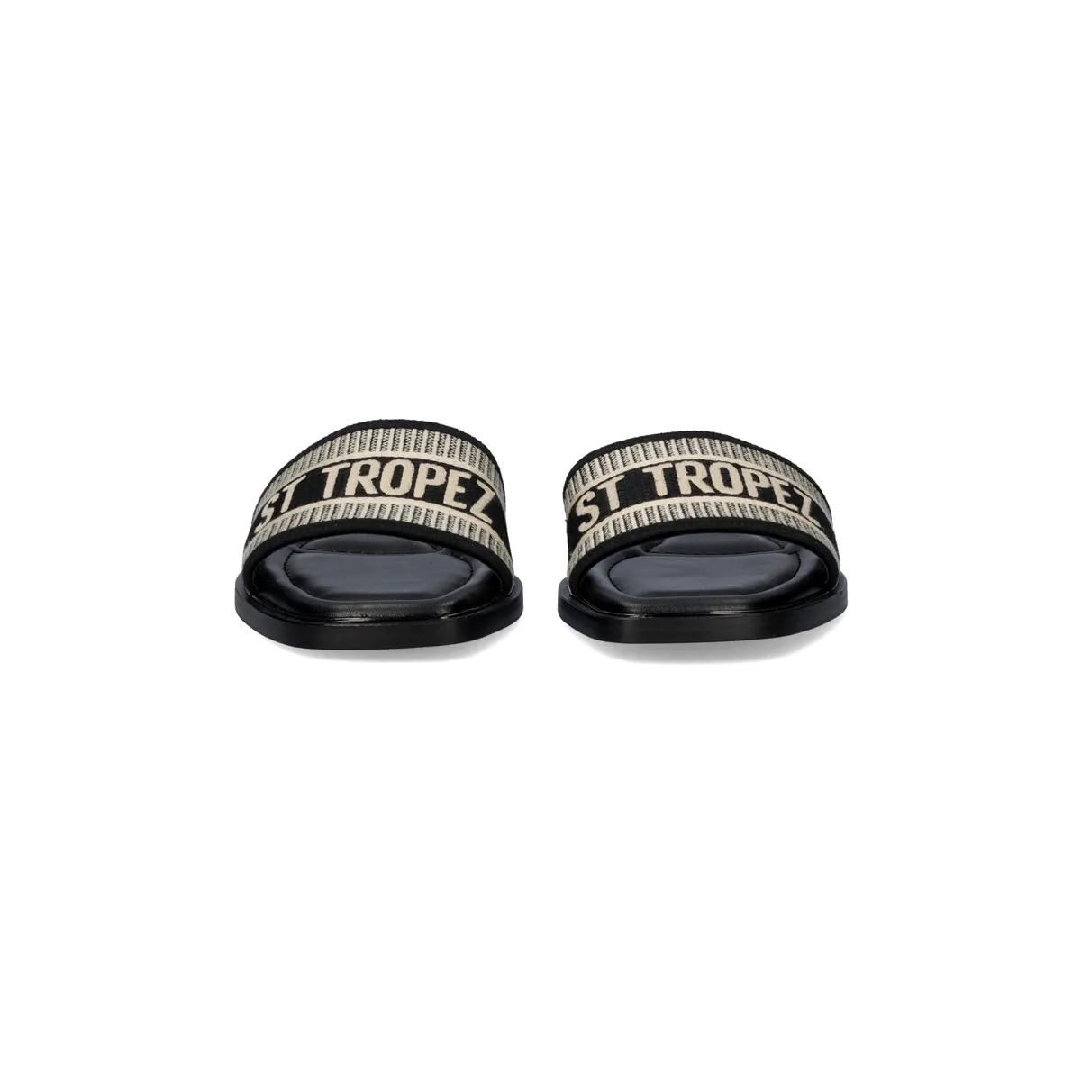 SANDALIA PLANA EXÉ DORETA231 BEIGE BLACK