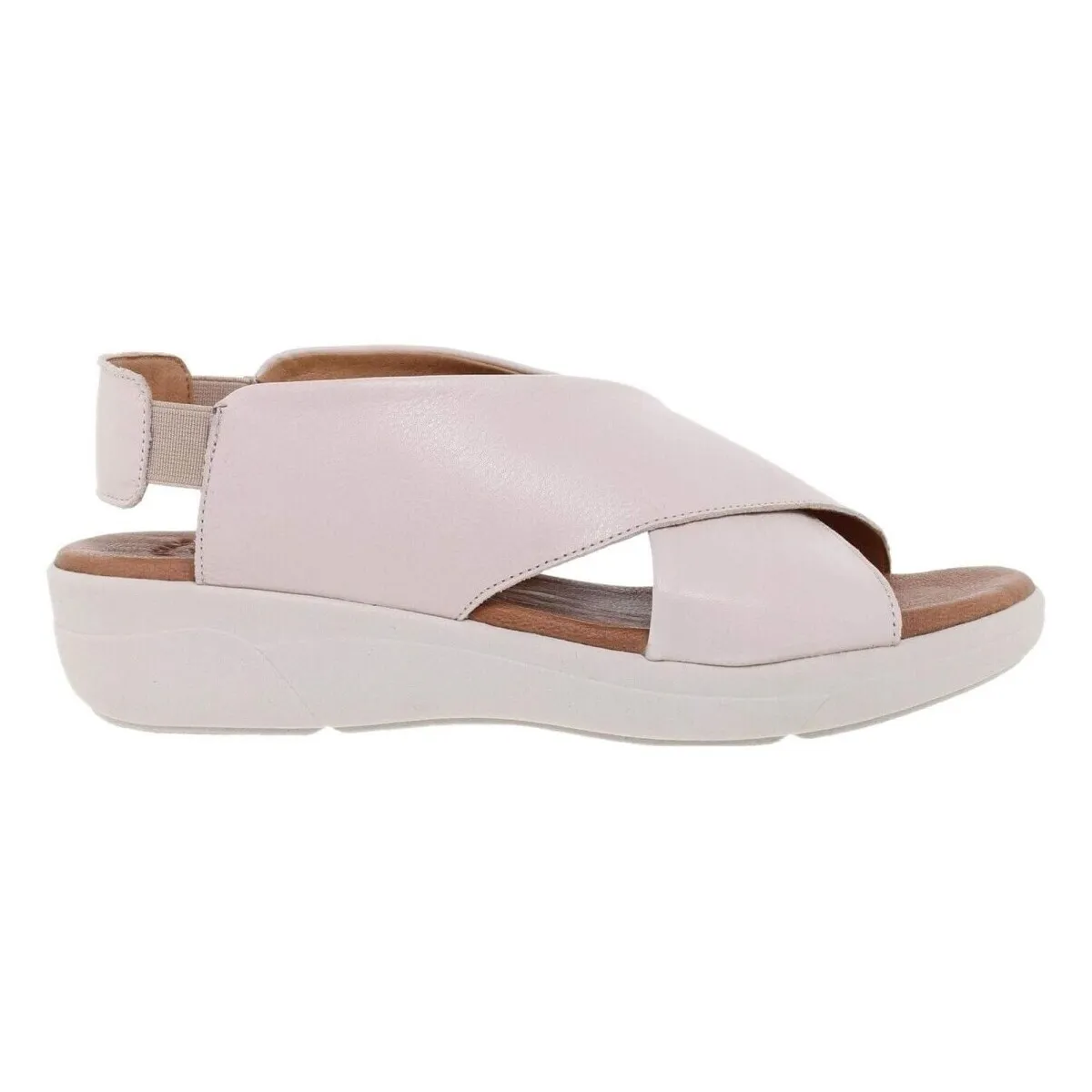 Sandalias beige de piel by