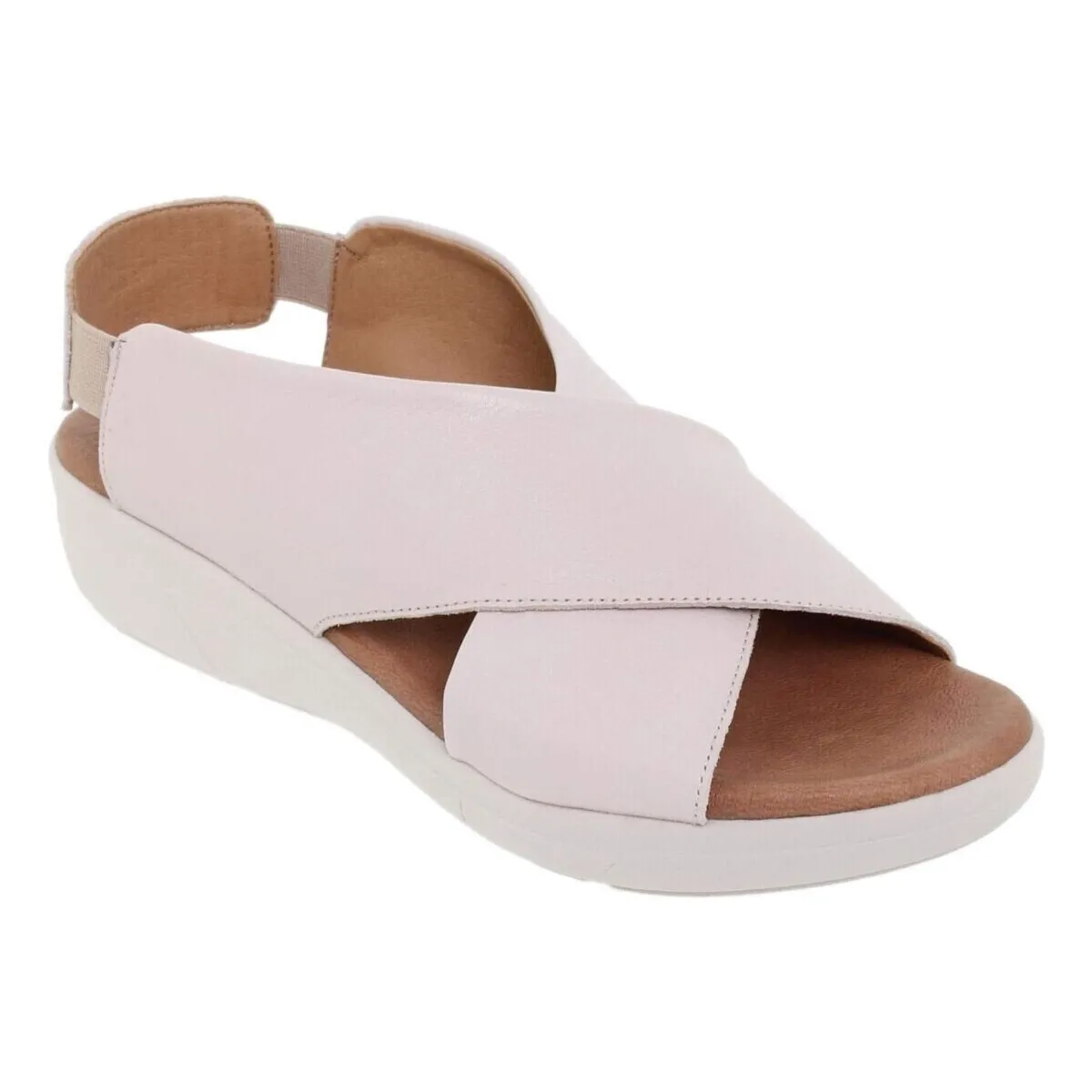 Sandalias beige de piel by