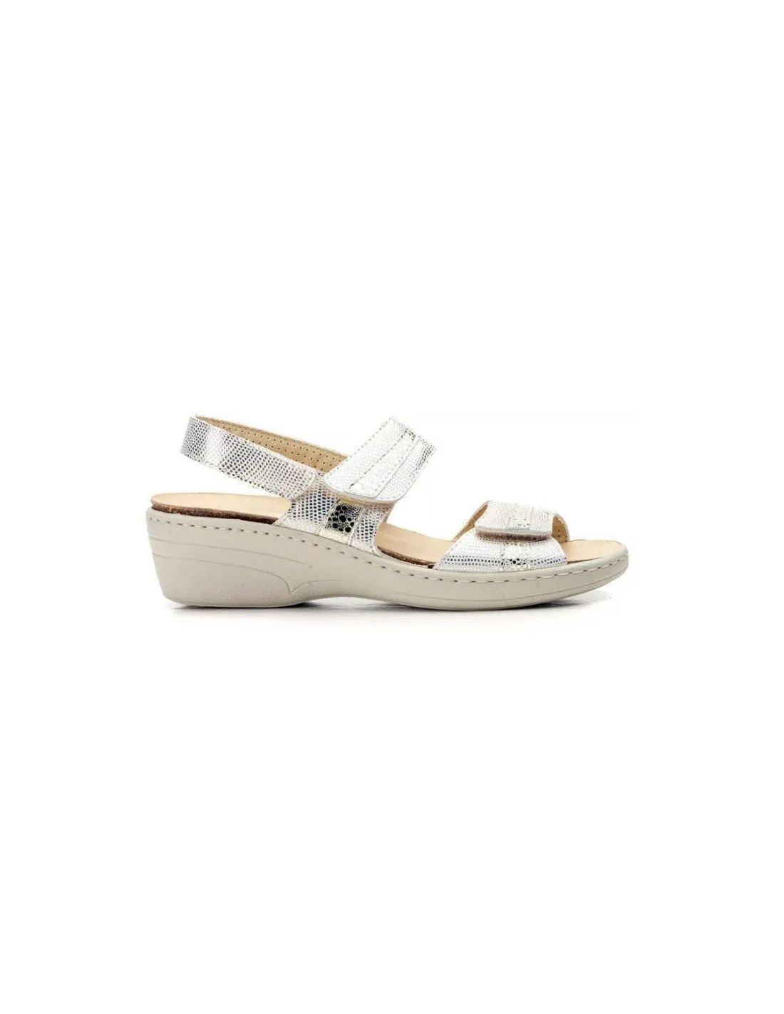 Sandalias confort gel velcros
