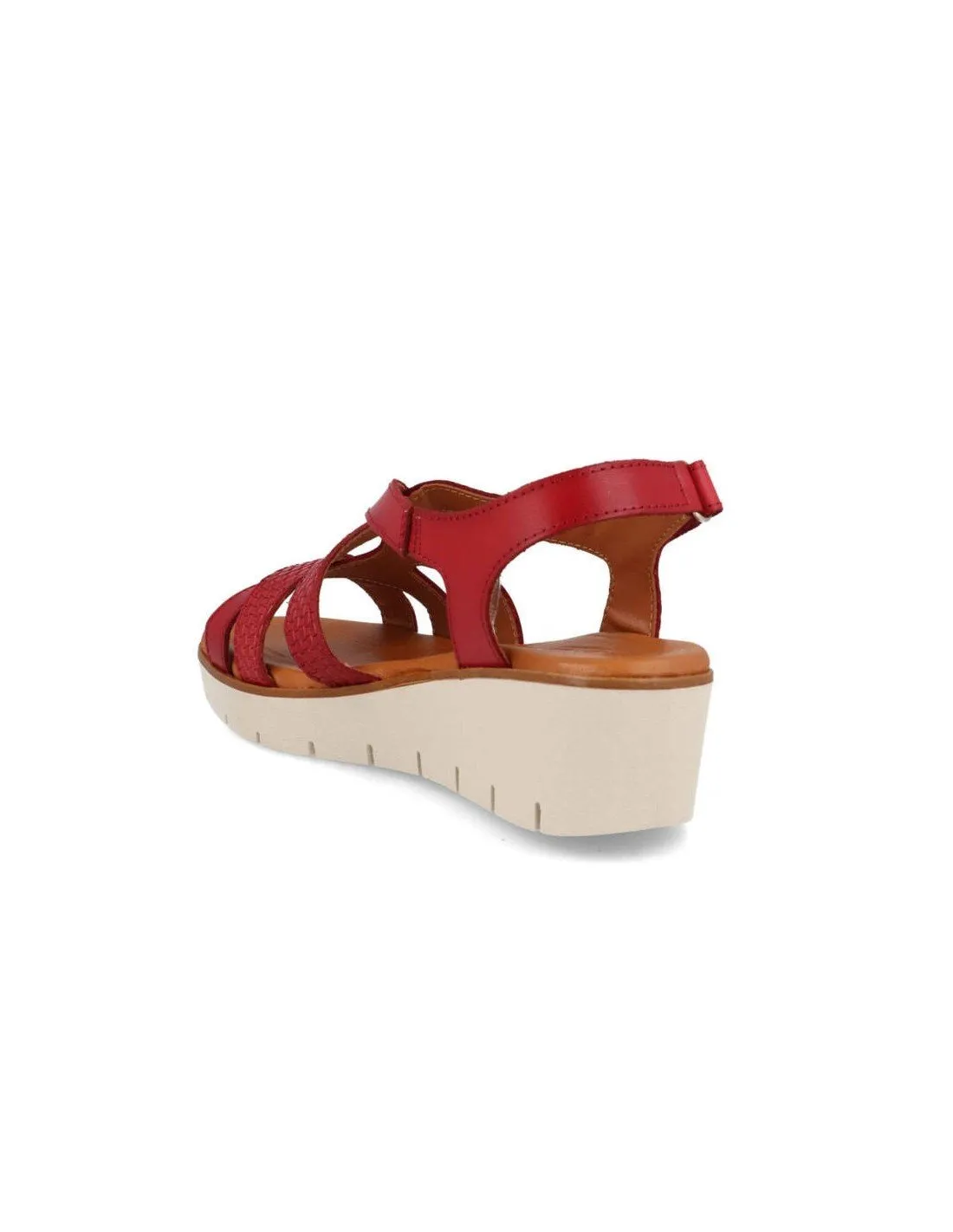 Sandalias cuña piel cómodas
