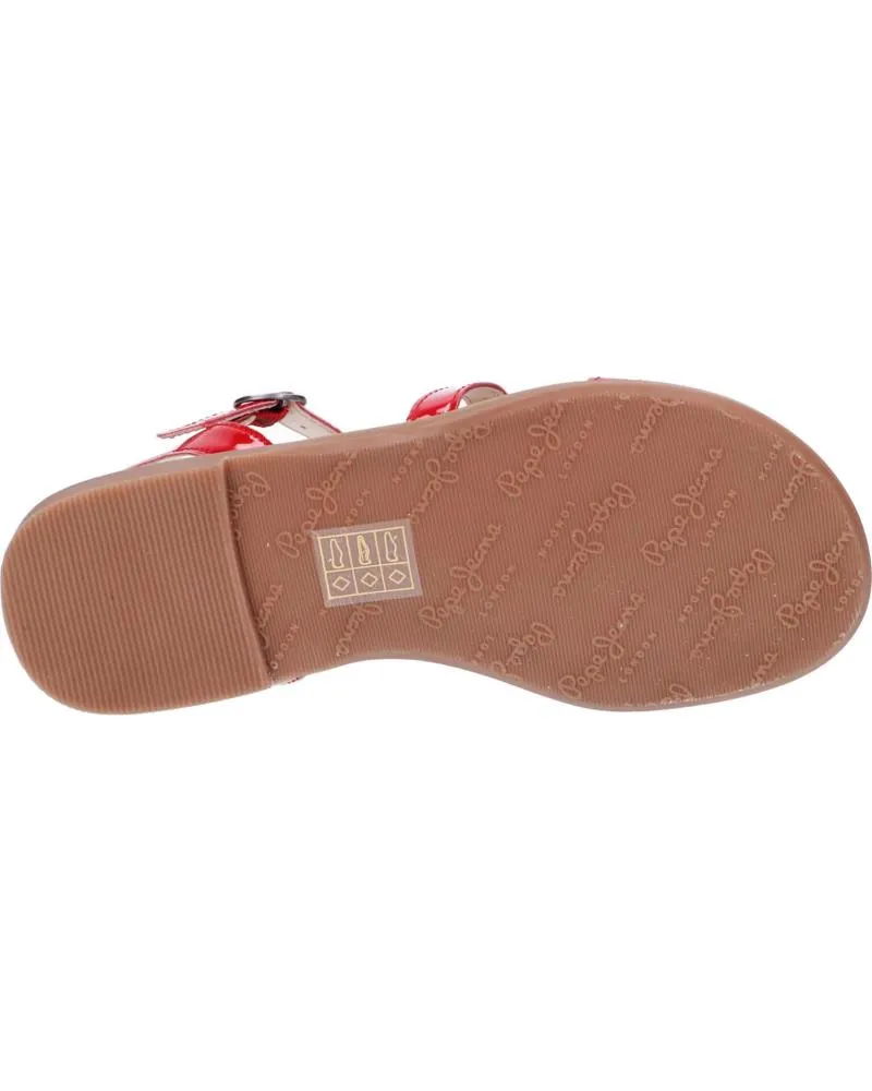 Sandalias de Mujer y Niña PEPE JEANS PGS90120 ELSA FLOWER 255 RED