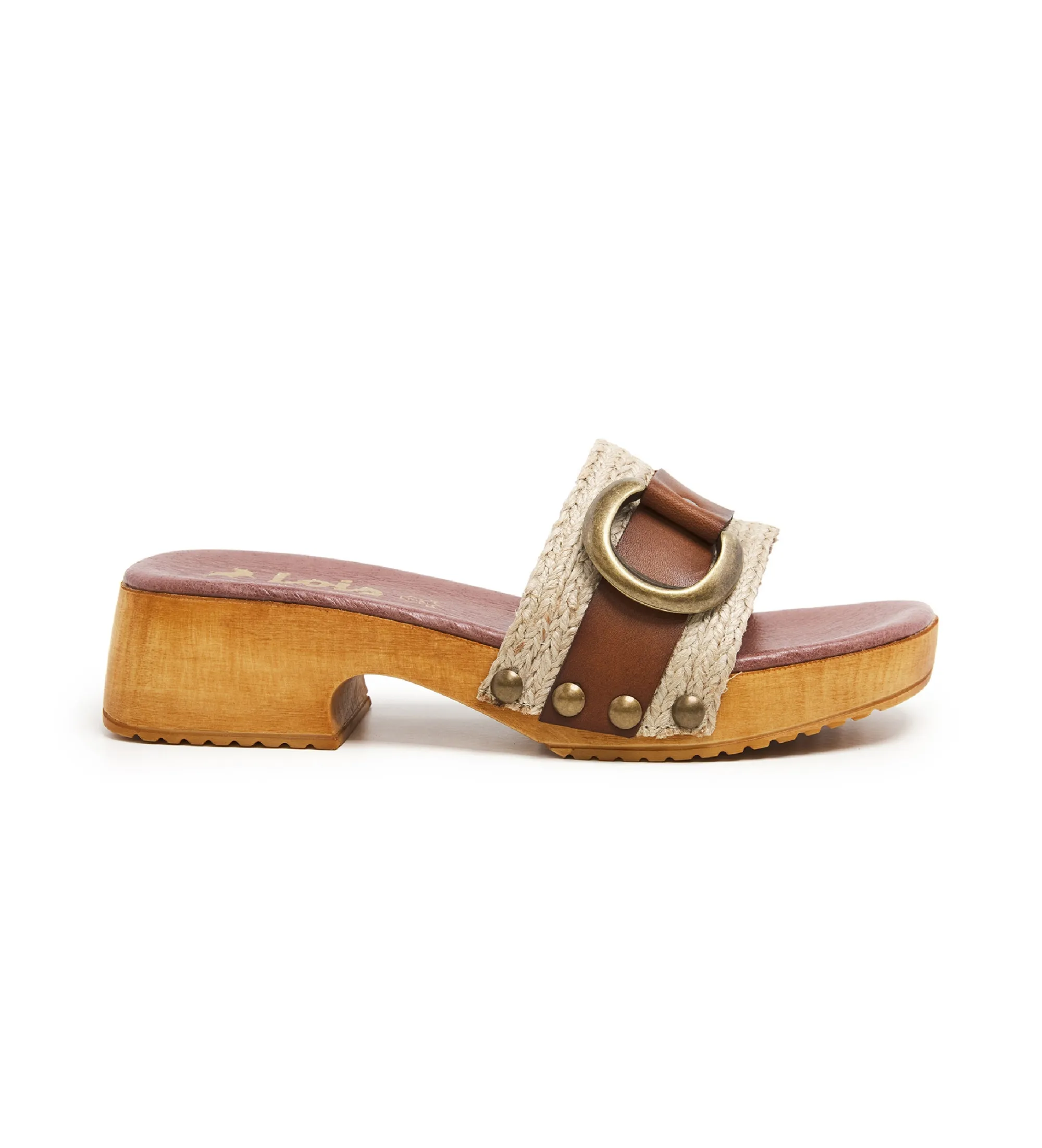 Sandalias de piel 74360 beige