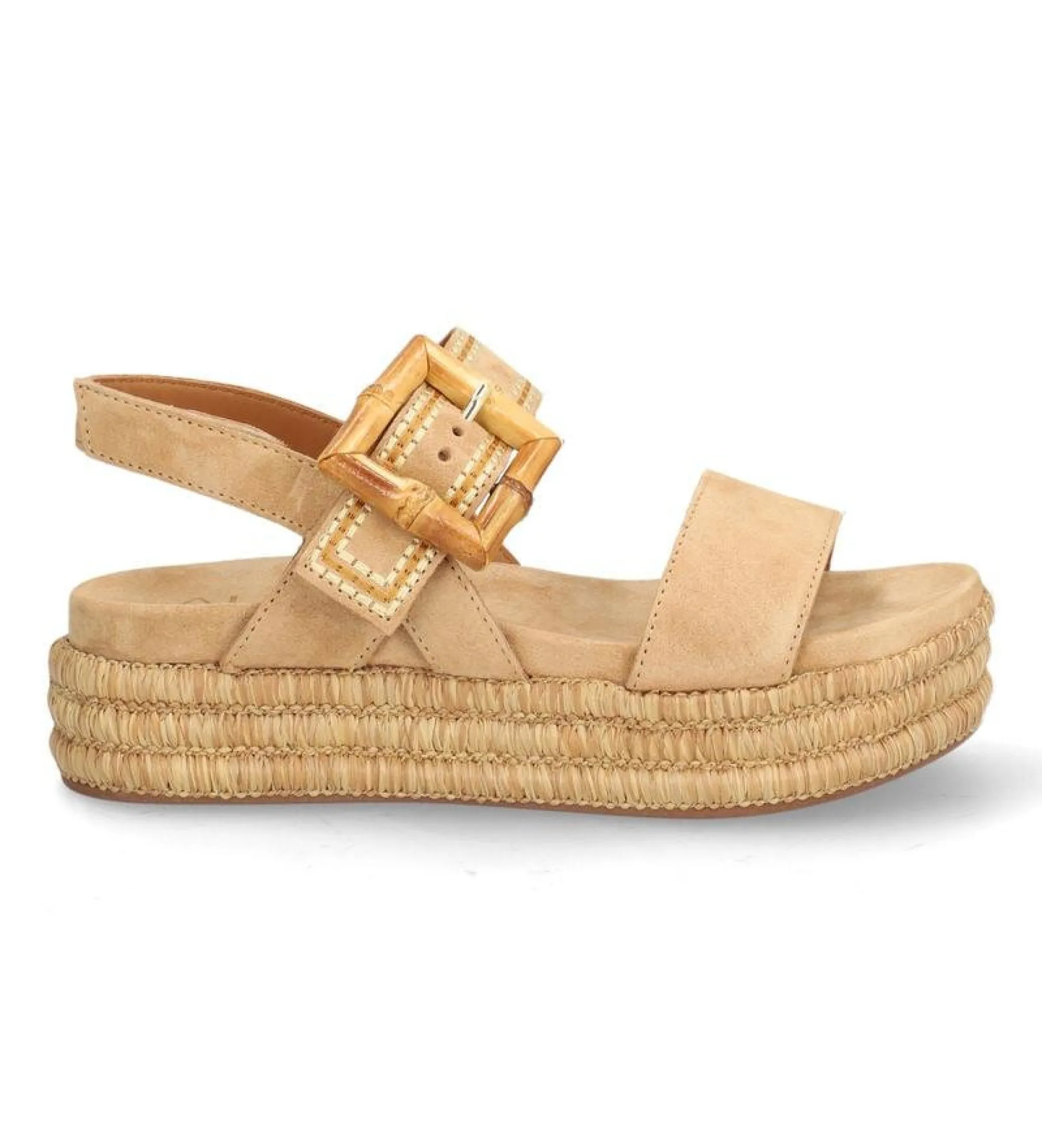 Sandalias de piel Bali beige