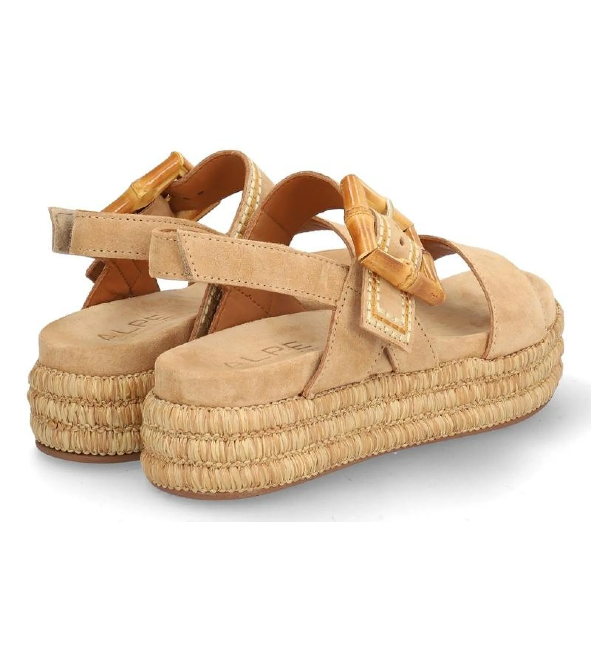 Sandalias de piel Bali beige