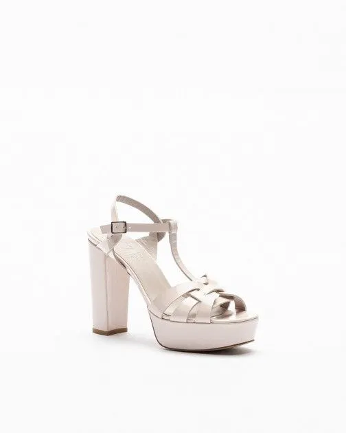 Sandalias de tacón alto PROF 9438 Beige