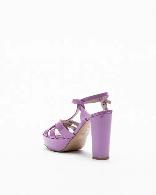 Sandalias de tacón alto PROF 9438 Morado
