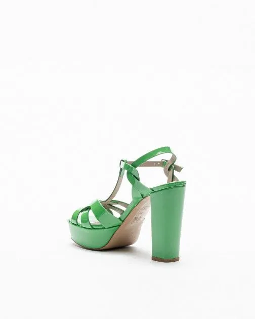 Sandalias de tacón alto PROF 9438 Verde