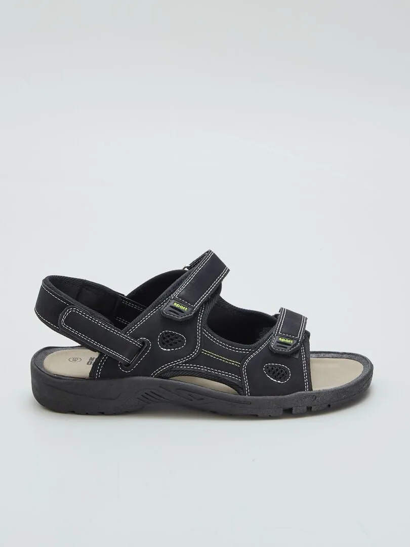 SANDALIAS DEPORTIVAS  NEGRO
