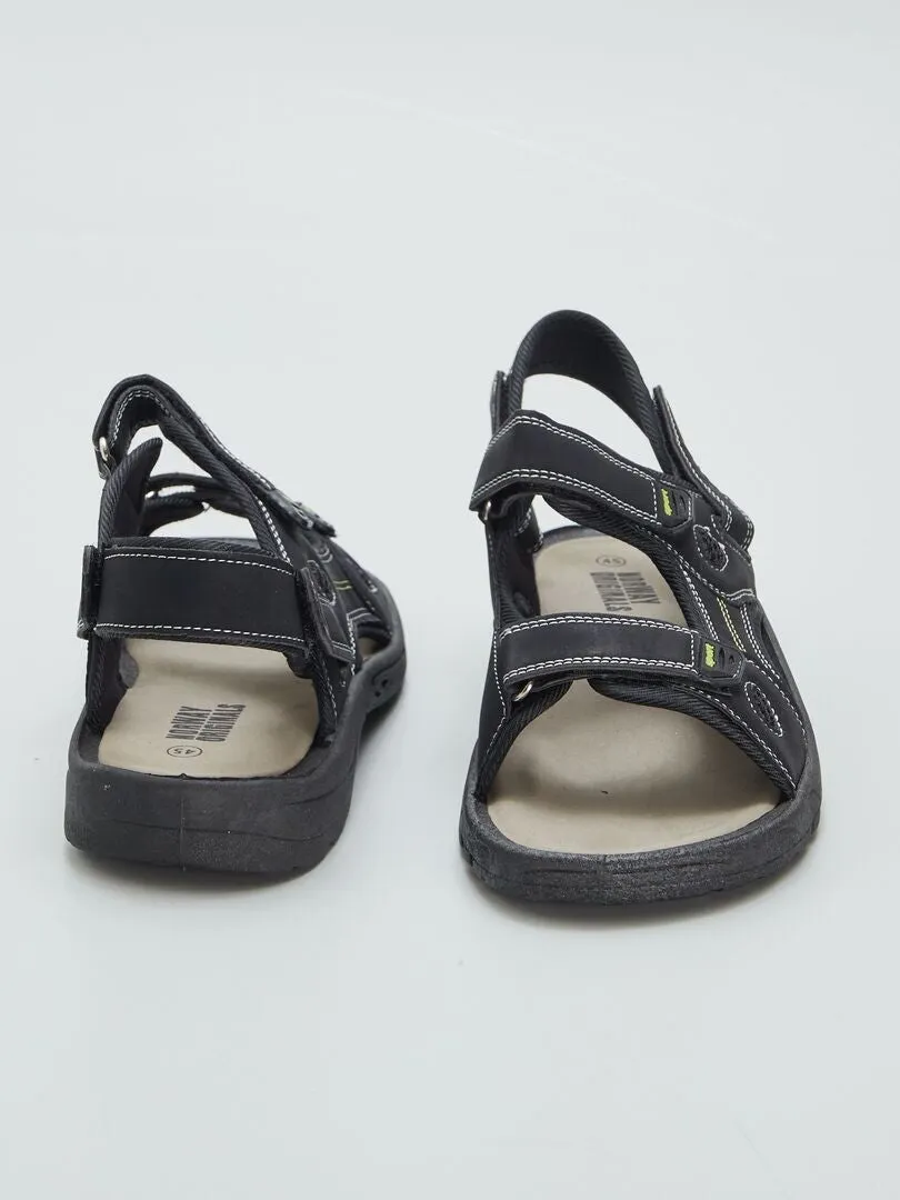 SANDALIAS DEPORTIVAS  NEGRO