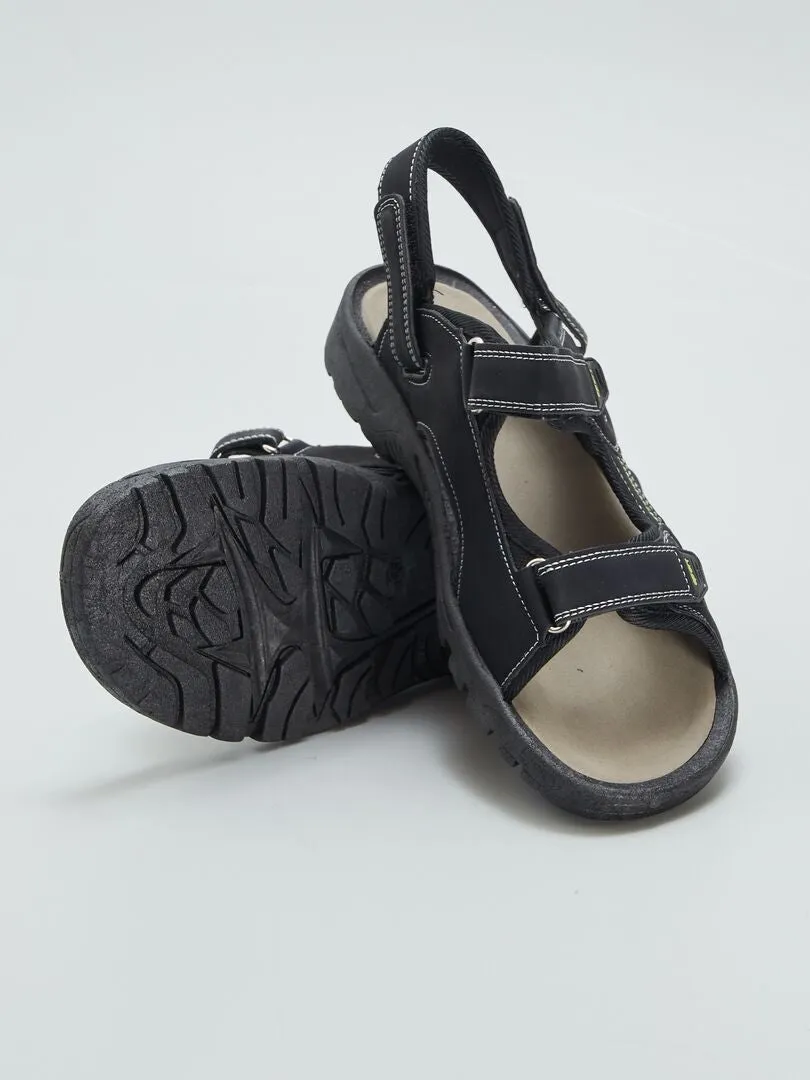 SANDALIAS DEPORTIVAS  NEGRO