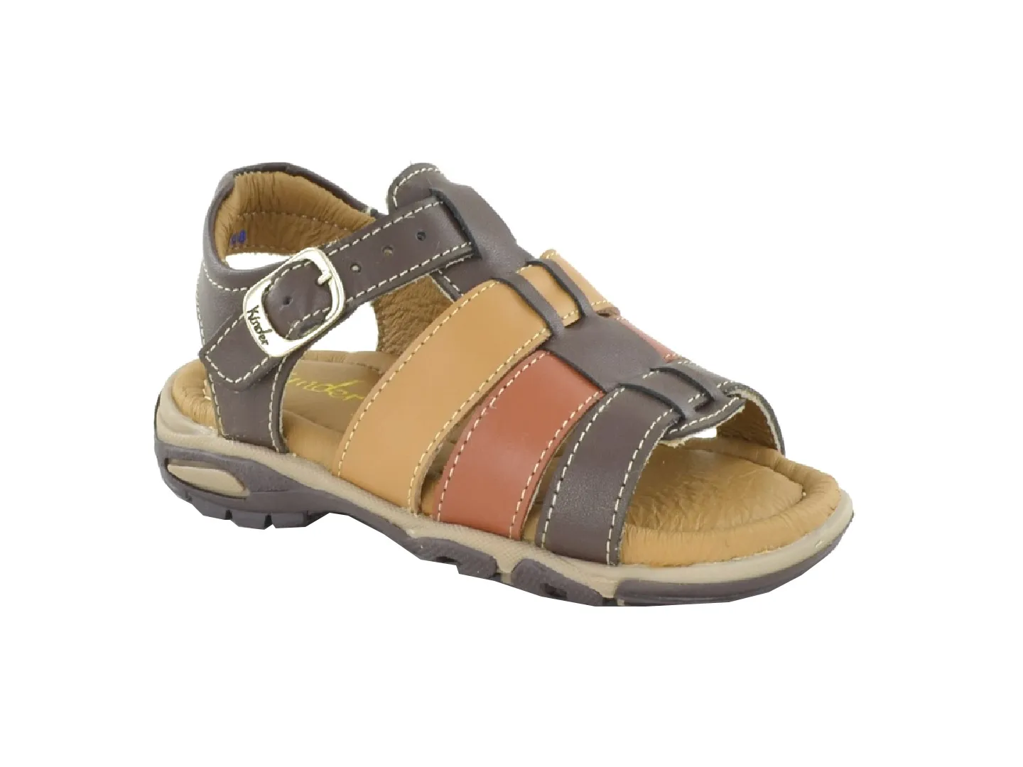 Sandalias Kinder 7408 Cafe Para Niño