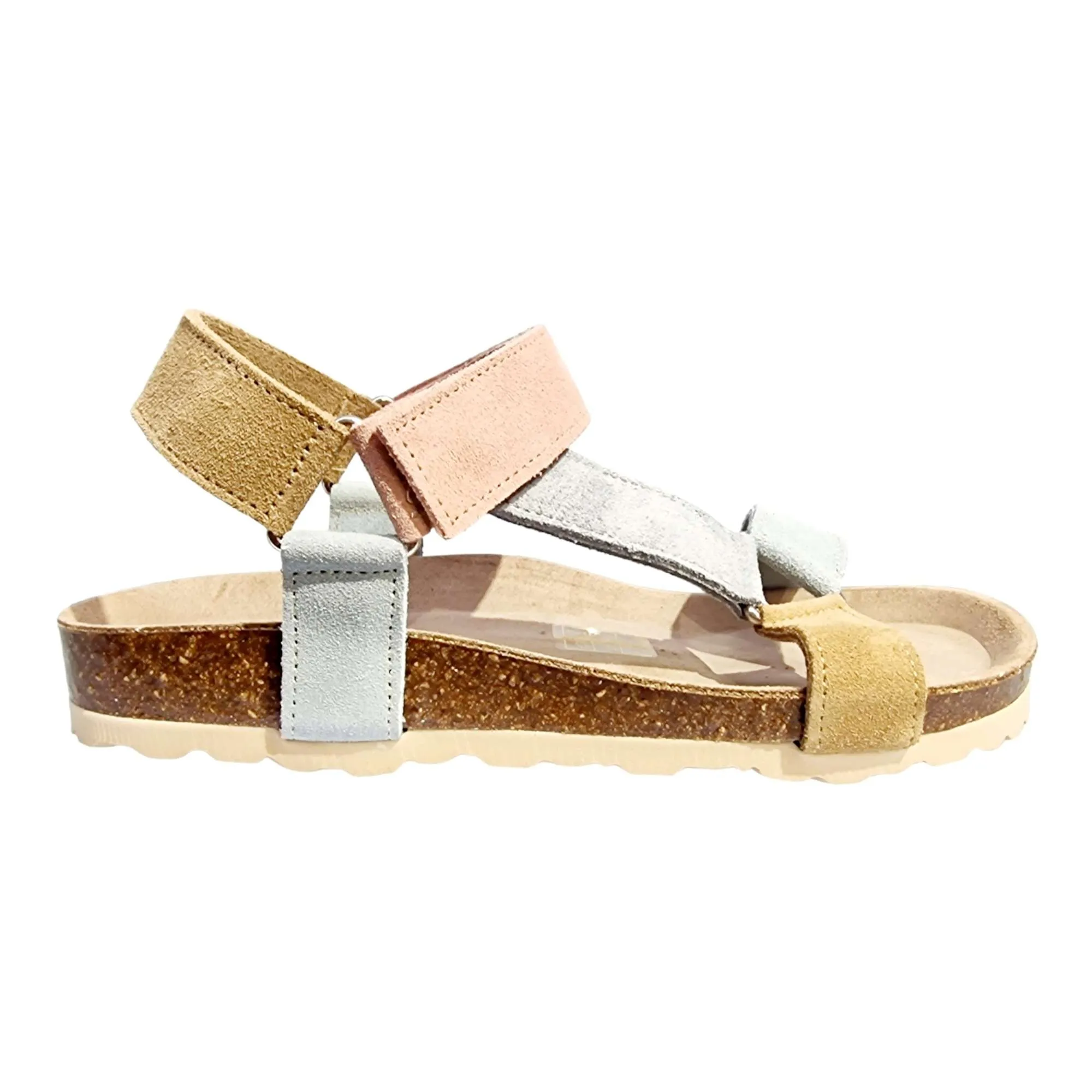 SANDALIAS MUJER CALIFORNIANA PLANTA BIO AZUL