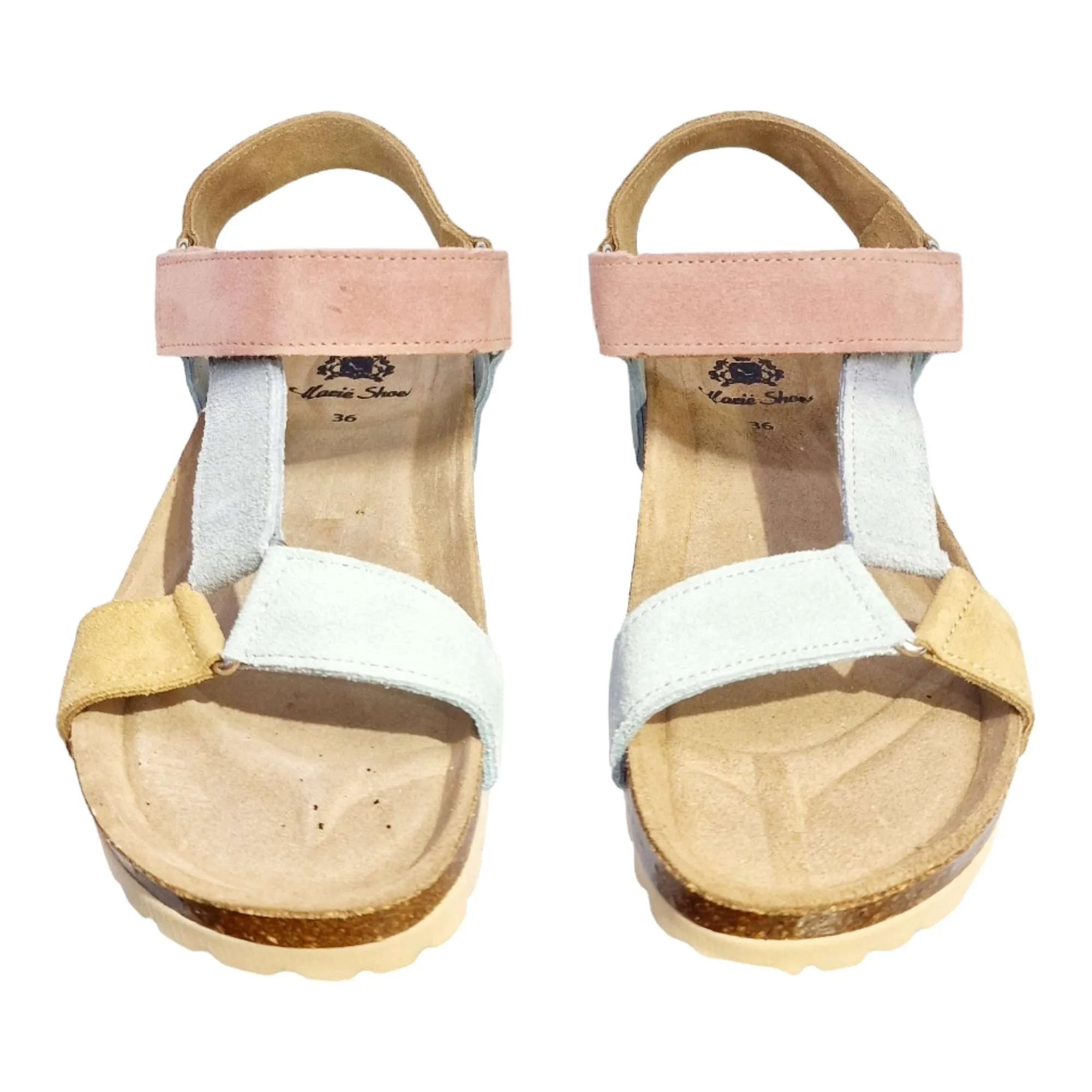 SANDALIAS MUJER CALIFORNIANA PLANTA BIO AZUL