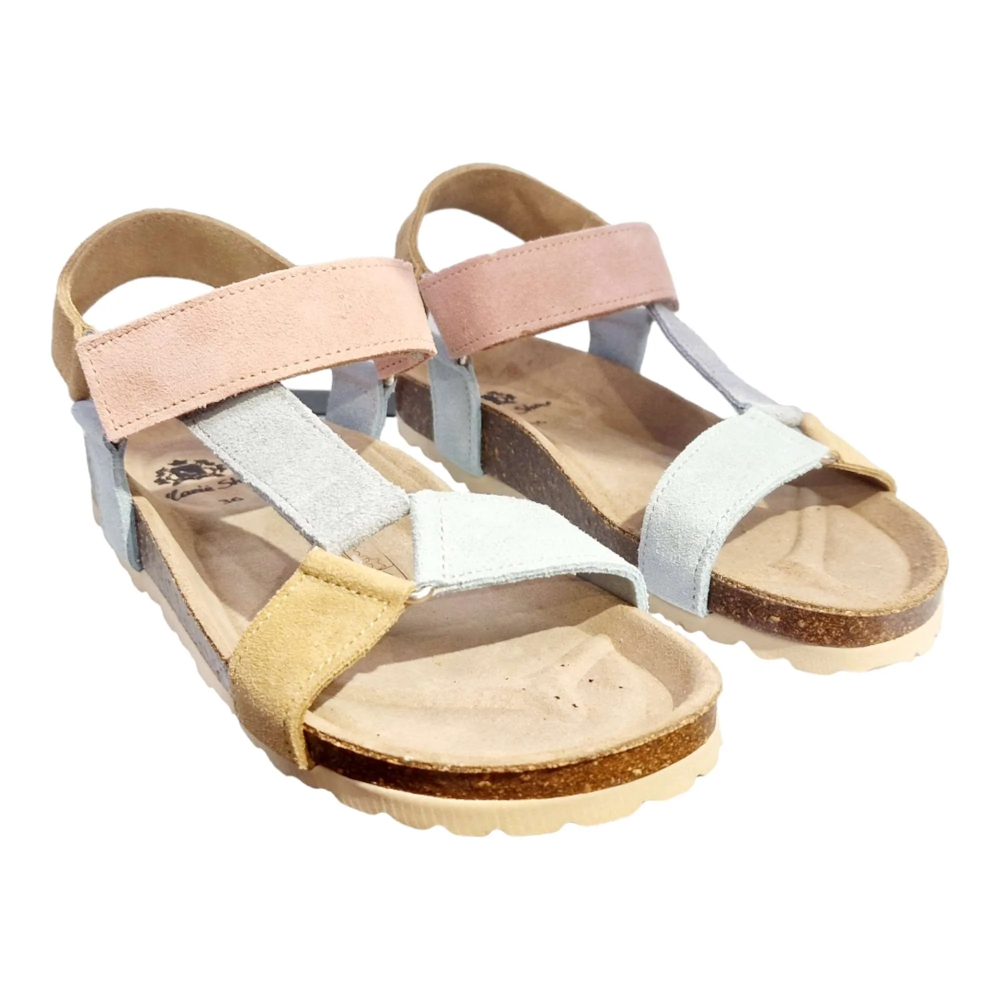 SANDALIAS MUJER CALIFORNIANA PLANTA BIO AZUL
