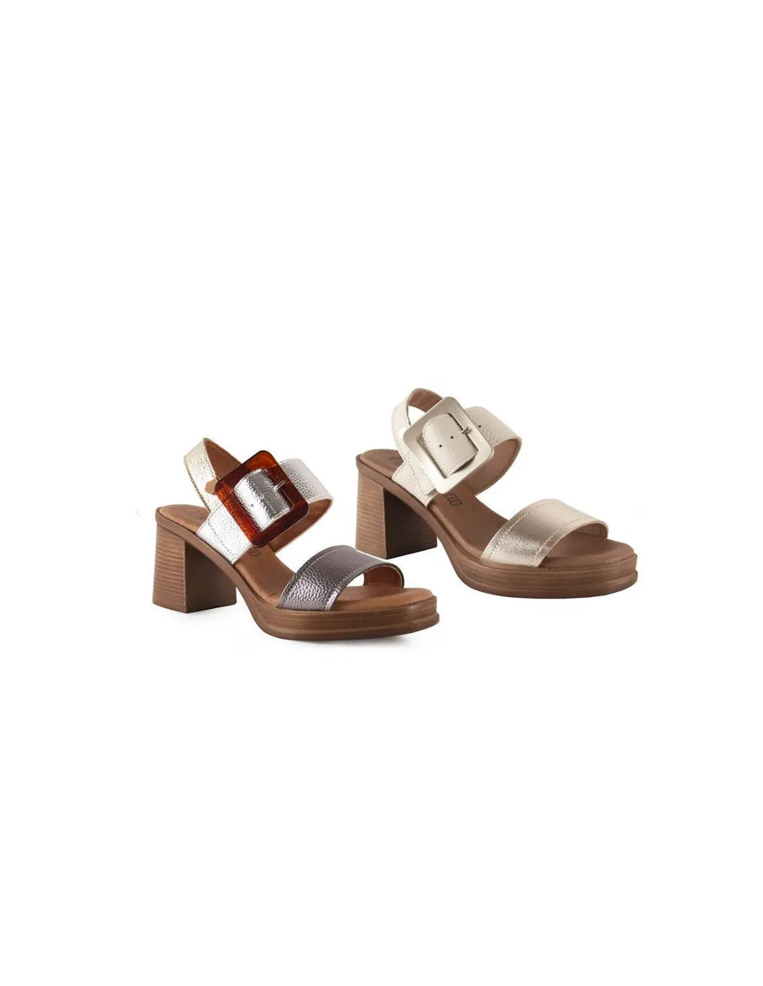 Sandalias Mujer Fiesta Tacón