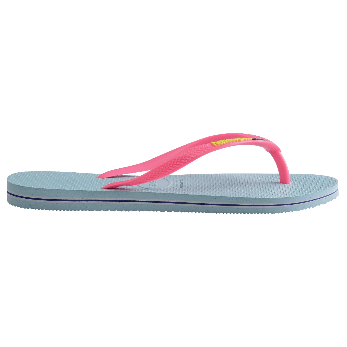Sandalias Mujer Havaianas Slim Brasil Azul