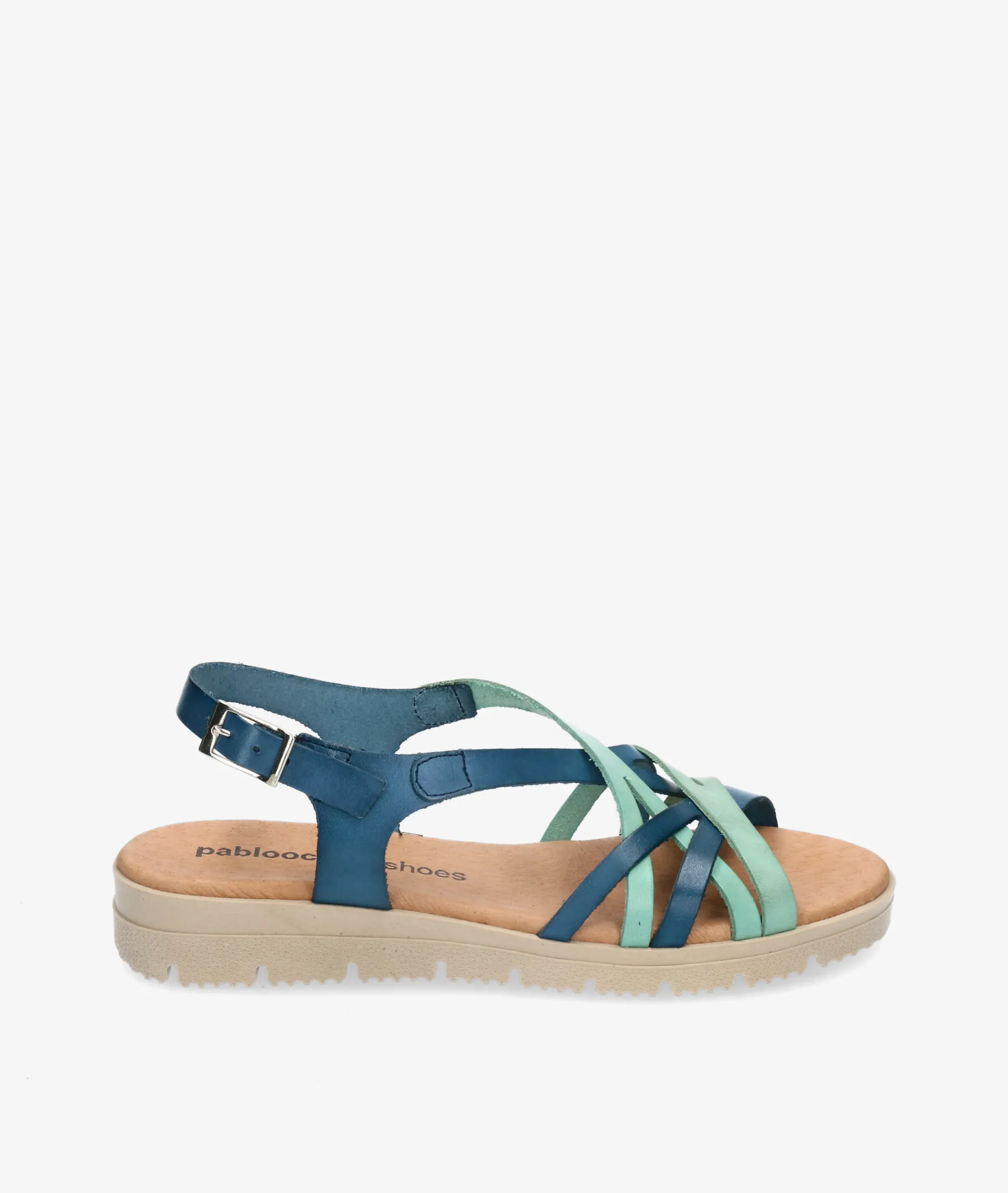 Sandalias pabloochoa.shoes 6037 en azul marino