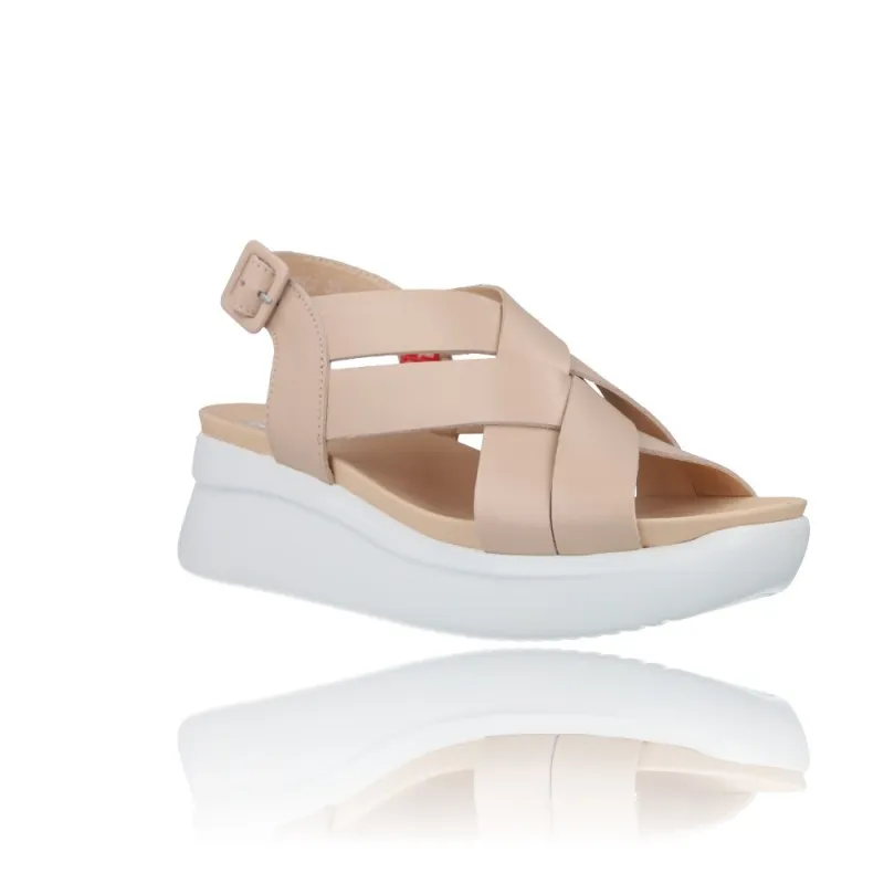 SANDALIAS PARA MUJER CALLAGHAN 29902 LLANA  ESTILO Y COMODIDAD
