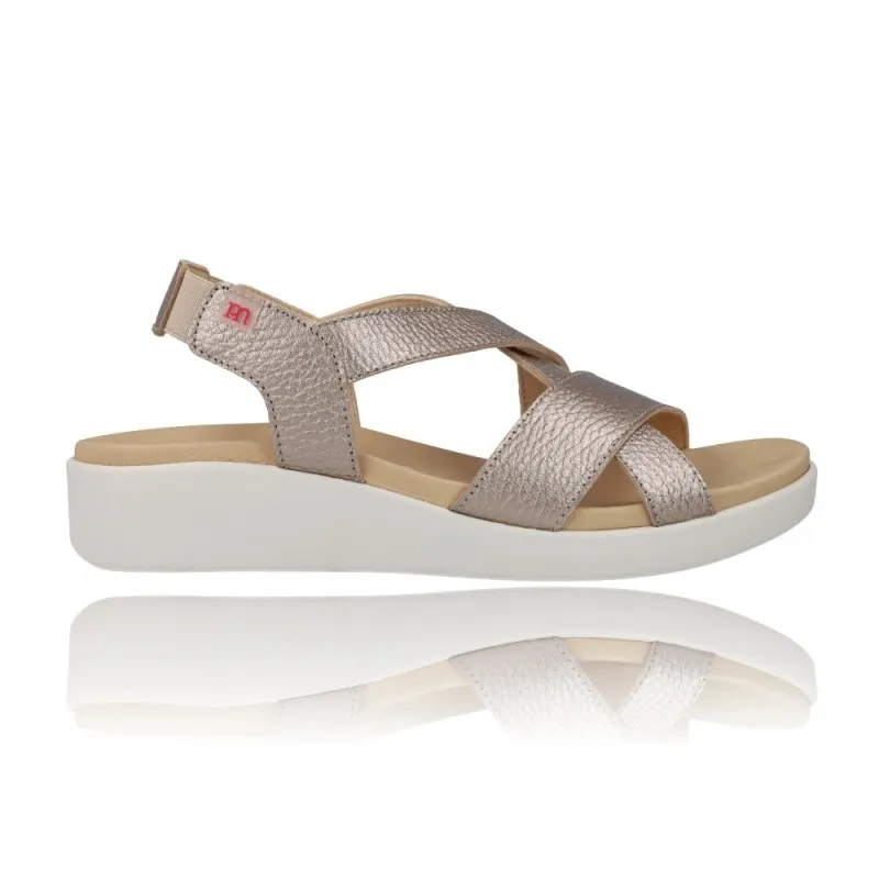 SANDALIAS PARA MUJER CON CUñA PEPE MENARGUES MODELO 10517  CóMODAS