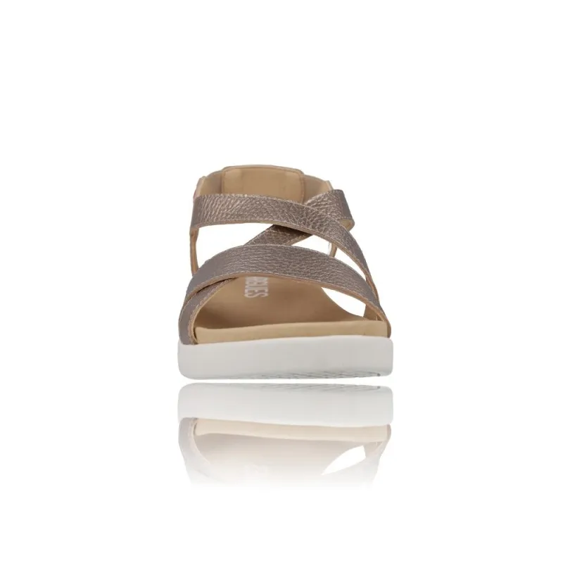 SANDALIAS PARA MUJER CON CUñA PEPE MENARGUES MODELO 10517  CóMODAS