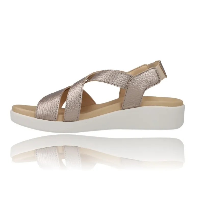 SANDALIAS PARA MUJER CON CUñA PEPE MENARGUES MODELO 10517  CóMODAS