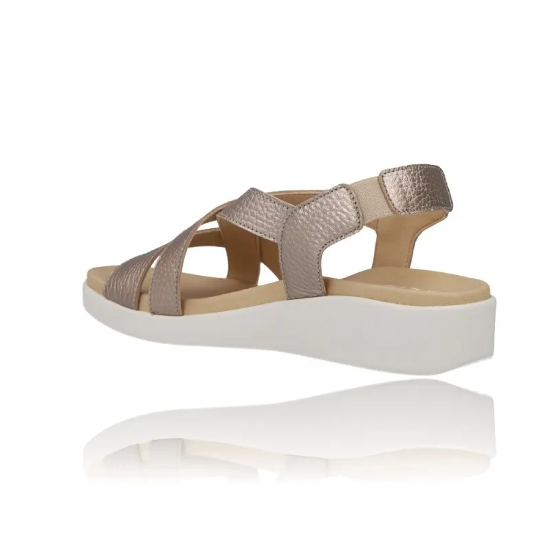 SANDALIAS PARA MUJER CON CUñA PEPE MENARGUES MODELO 10517  CóMODAS
