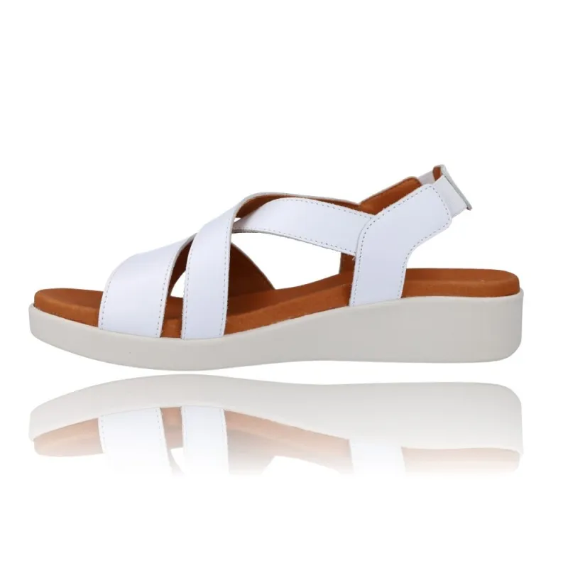SANDALIAS PARA MUJER CON CUñA PEPE MENARGUES MODELO 10517  CóMODAS