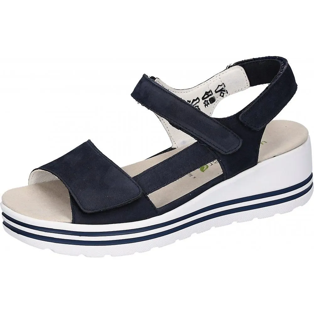 Sandalias Waldläufer para mujer 728003 azul