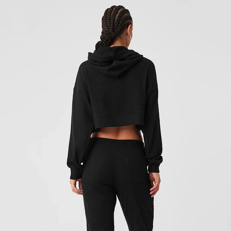 Sets de yoga Diseñador de sudadera con capucha con capucha de lujo traje de damas de lujo calientes sudaderas plateadas 3D logot