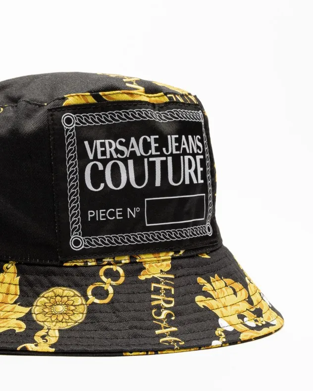 Sombrero de copa Versace Jeans Couture 75HAZK06 dorado