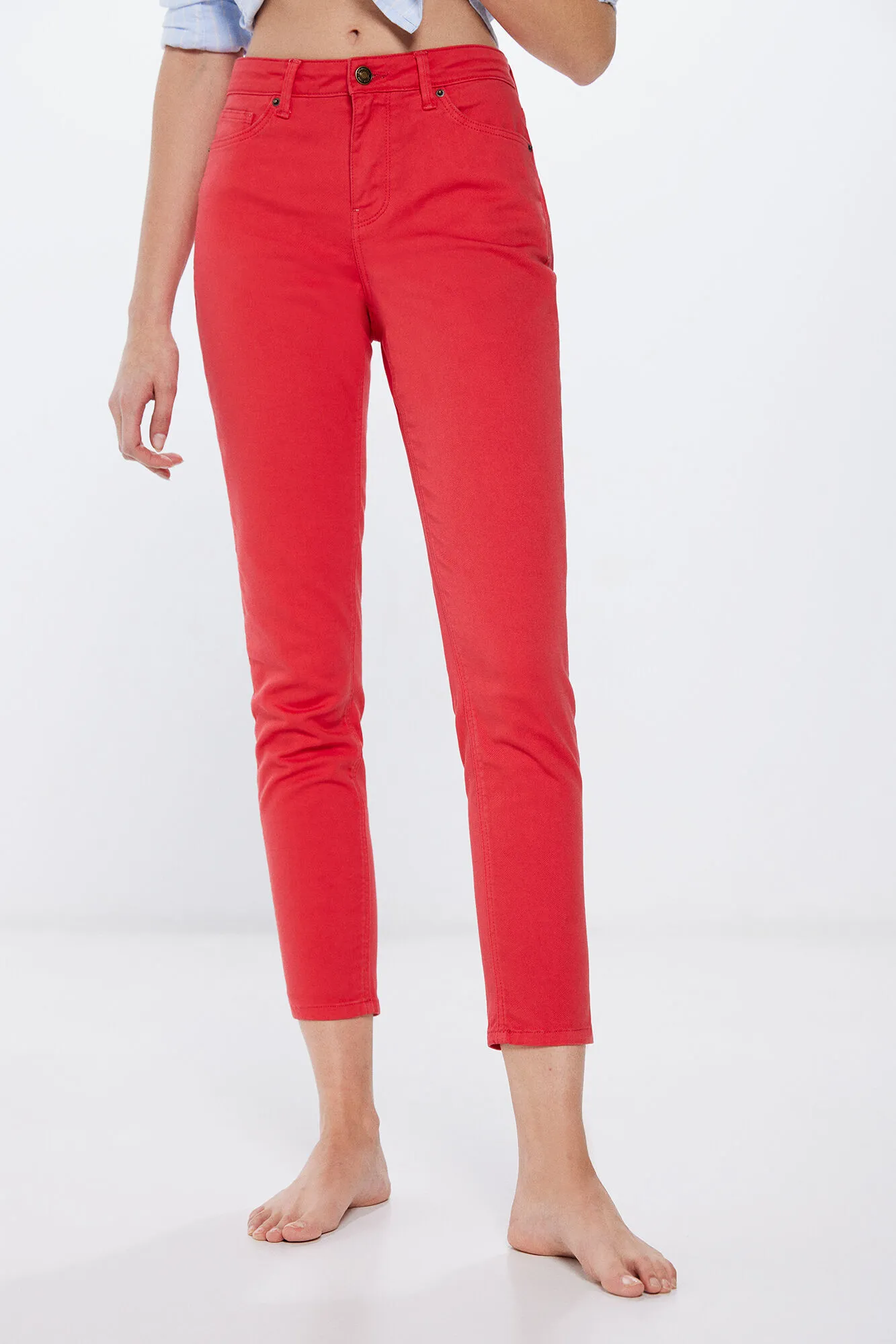 Springfield Jeans Slim Cropped Color
