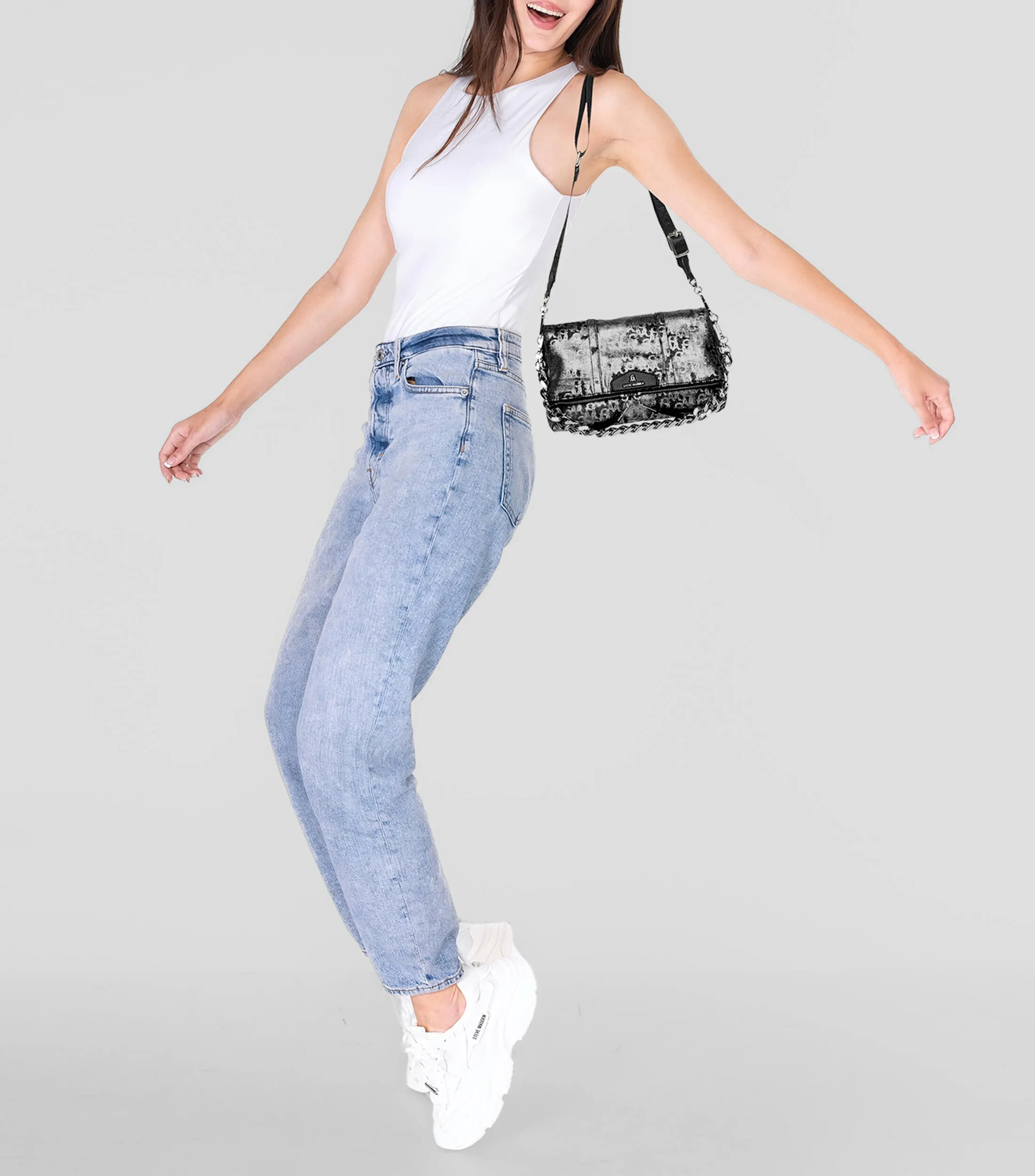 STEVE MADDEN BOLSO SHOULDER CON MONOGRAM BFIND MUJER