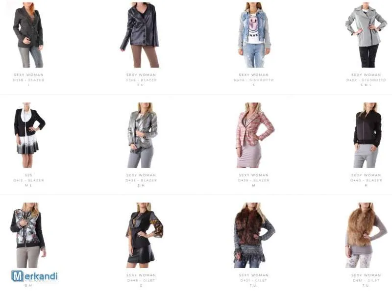 STOCK DE ABRIGOS DE MUJER