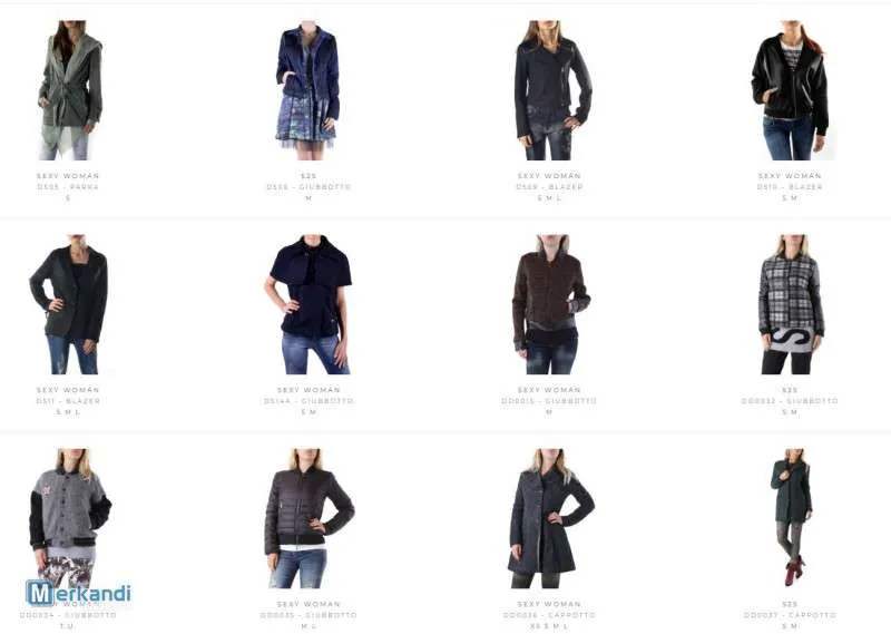 STOCK DE ABRIGOS DE MUJER