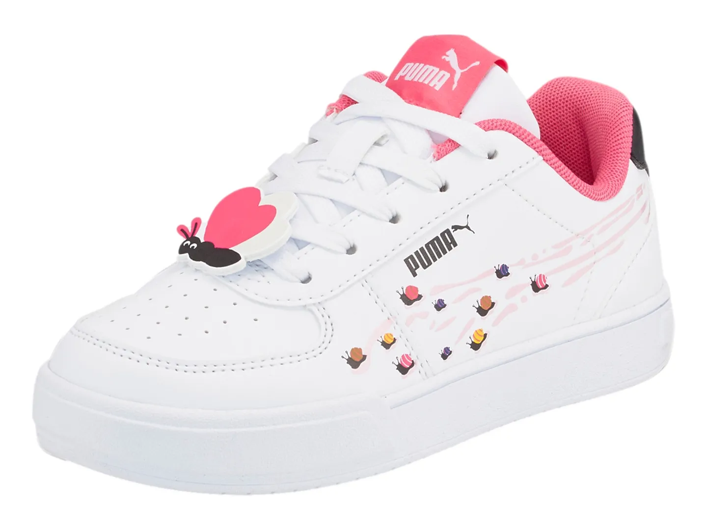Tenis Puma Caven Small World Blanco Para Niña