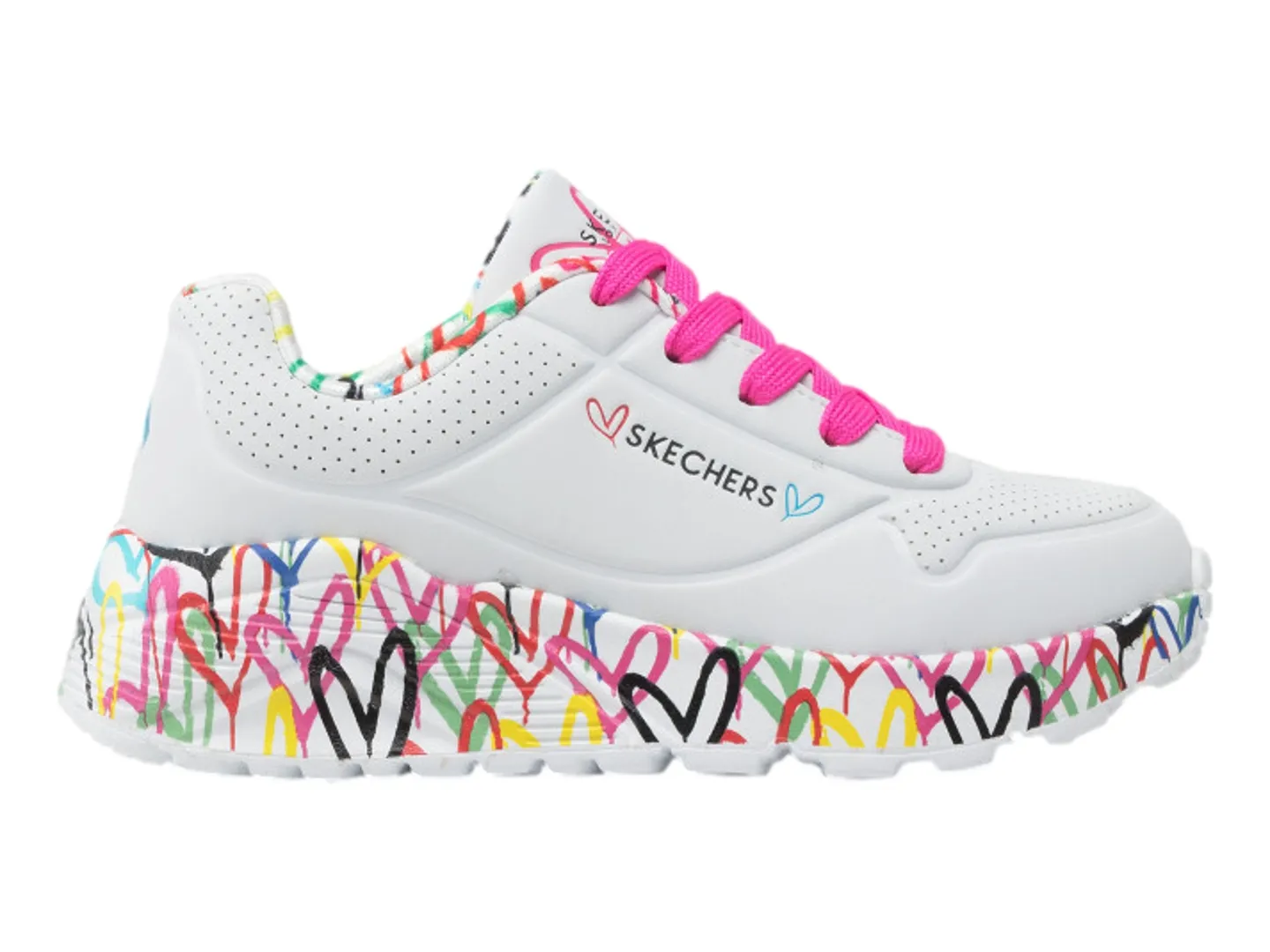 Tenis Skechers Girls Blanco Para Niña