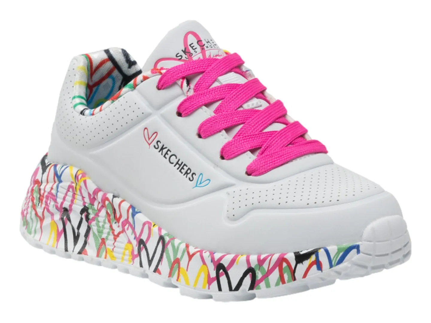 Tenis Skechers Girls Blanco Para Niña