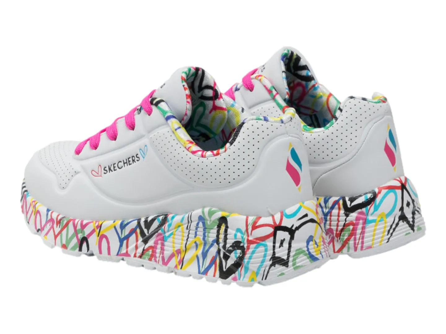 Tenis Skechers Girls Blanco Para Niña