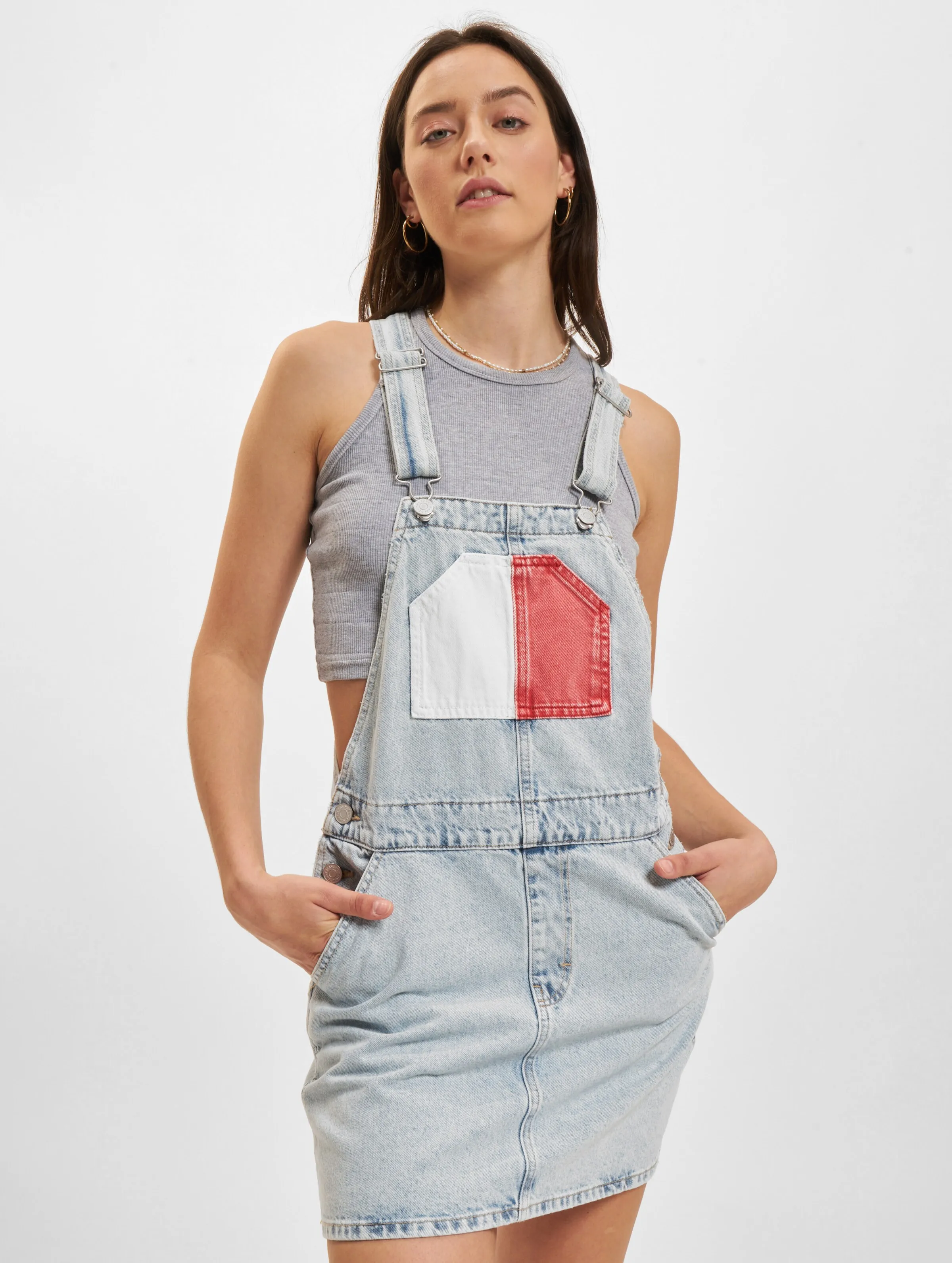 Tommy Jeans Flag Dungaree